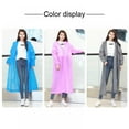 thumbnail image 5 of Adult Men Women Thickened EVA Raincoat Rain Poncho Reusable Raincoat Sleeves Beam Mouth, 5 of 6