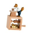 thumbnail image 4 of Esquirla Hand Crank Music Box Collectable Hand Operated for Lover Classmate Colleague, 4 of 8
