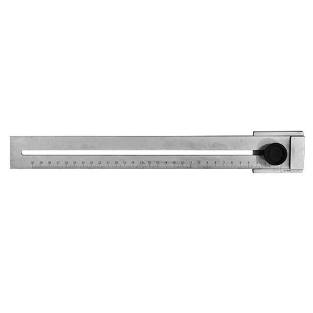 Calibre de marcado de acero al carbono, rango de medición de 0 a 200 mm, herramientas de medición para carpintería