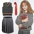 thumbnail image 2 of Nueva capa mágica, bata, disfraz de Hermione Granger, disfraz de Harry Potter, bufanda LED, gafas, ropa de Cosplay de Gryffindor, accesorios de regalo, 2 of 5