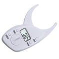 thumbnail image 3 of Clip de pinza de grasa corporal Herramienta de medición de grasa Fitness Fat Teller Pantalla LCD Analizador de grasa Blanco, 3 of 8
