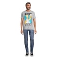 thumbnail image 2 of The Simpsons Homer Best Bod Apparel, Men's Graphic Crew Neck T-Shirt, Sizes S-3XL (Men's Big & Tall), 2 of 5