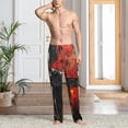 thumbnail image 2 of Fotbe Abstract Skull Guitar Art Pantalones de Pijama para Hombre, Pantalones de Dormir, Pantalones de Casa con Cintura Ajustable y Bolsillos-XX-Large, 2 of 6