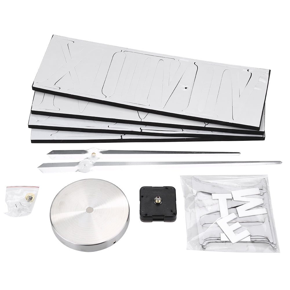 Frameless Wall Clock, Mirrors Face Alloy Clock Wall Clock DIY Wall