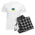 thumbnail image 6 of CafePress - Ukraine Flag Sunflower Vintage Ukrainian S Pajamas - Men's Light Loose Fit Cotton Pajama Set, 6 of 7