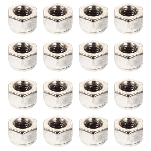 IFANLANDOR 100pcs Nuts Carbon Steel Hexagon Lock Nut Set