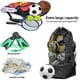 thumbnail image 2 of Bolsa para balones de fútbol - 50 * 45 CM - Negro - Bolsa de transporte de 5 pelotas de gran capacidad para baloncesto Fútbol Voleibol Bolsa de hombro Almacenamiento de equipos deportivos Playa, 2 of 5