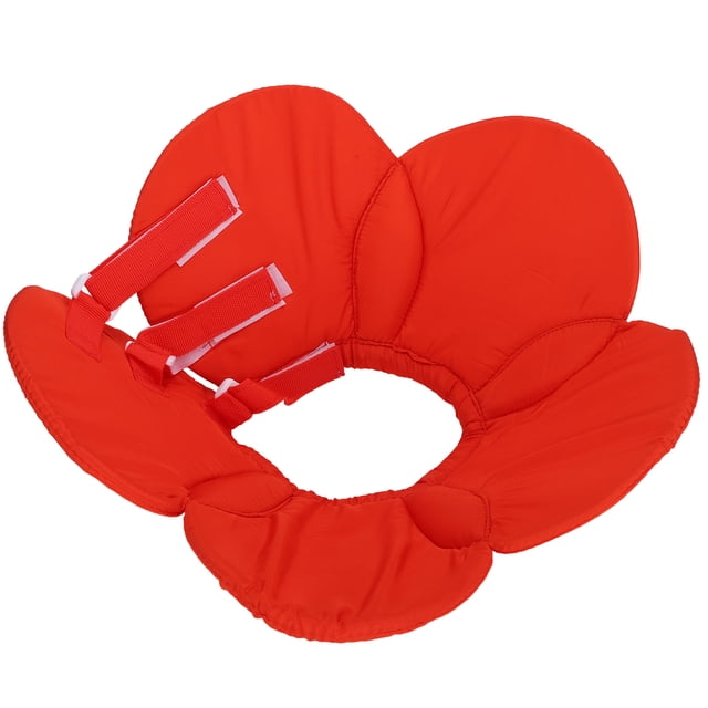 Collar de cono para mascotas, recuperación suave ajustable para gato, perro, cubierta protectora para curación de heridas, color naranja L 35-38cm