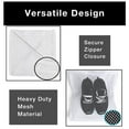 thumbnail image 5 of ASYTTY Sneaker Wash & Dry Mesh Bag for Dryer, Mesh Bag with Zipper and Strap for Shoes, Clothes, Laundry Reusable Bag Tool, 5 of 6