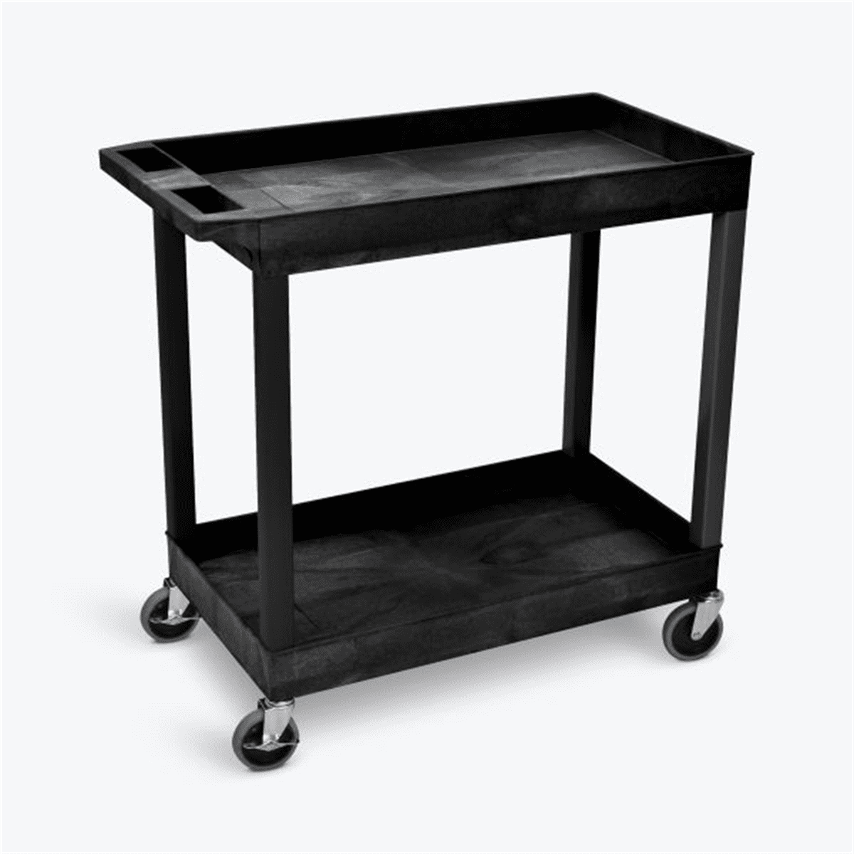 Luxor E-Series 2-Shelf Utility Cart