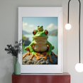 thumbnail image 2 of Diamond Art Kits for Adults - 5d Green Frog Duo Nature Scene Diamond Painting for Adults, Diamond Art for Adults Beginners, Diamond Painting Kits for Adults for Home Wall Decor, 2 of 7