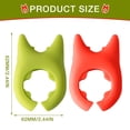thumbnail image 2 of Pinces de Service Compactes Petite Cuillère Support de Casserole Spatule Clips Résistants à la Chaleur Antidérapants en Silicone Support de Cuillère Repose-Cuillère Amusant pour Cuisine Gadget, 2 of 8