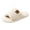 Beige, variant on Slippers for Women Open Toe Memory Foam House Slides with Strap Cozy Antislip Indoor Outdoor Home Shoes Watermelon Red Size 7