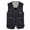 Black, variant on 2025 Men's Tank Tops,Men's Casual Outdoor Work Fishing Travel Photo Cargo Vest Jacket Multi Pockets
