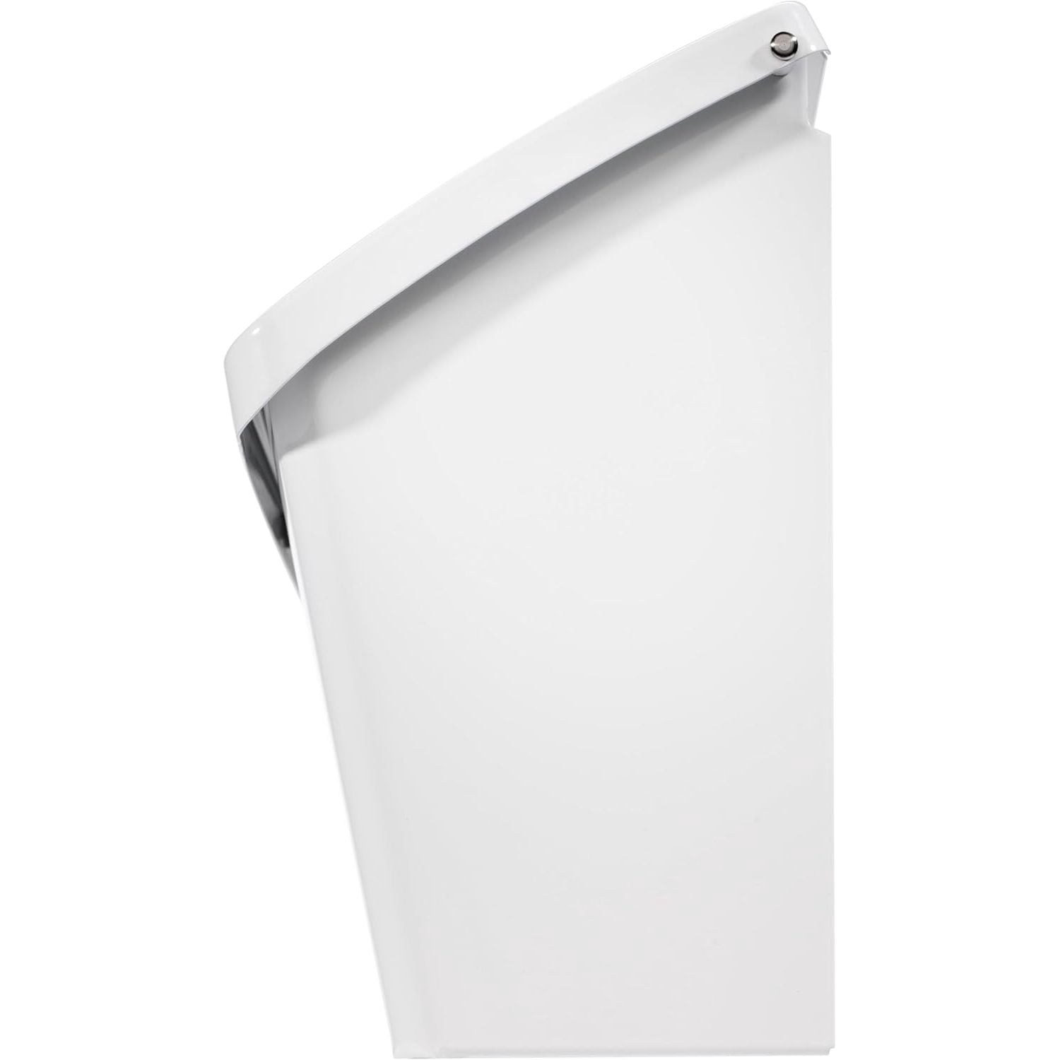 Architectural Mailboxes Wayland Galvanized Steel Wall Mount Mailbox, 2689W-10, White, Small Capacity