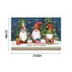 thumbnail image 3 of Adornos navideños, alfombras de cocina navideñas, tapete de cocina con gnomo navideño, tapetes antideslizantes para el piso, alfombra festiva con decoraciones navideñas de invierno., 3 of 8