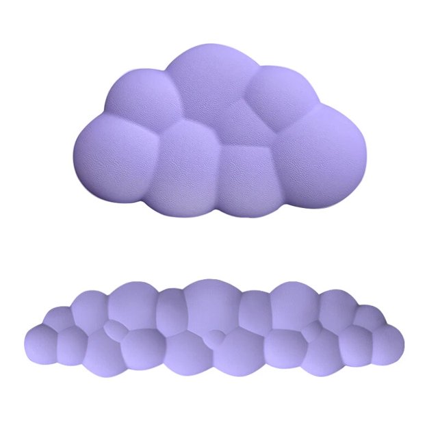 Almohadilla para reposamuñecas en forma de nube, alfombrilla antideslizante para escritorio, reposamuñecas de espuma viscoelástica, alfombrilla ergonómica para ratón, reposamuñecas para escribir, acce