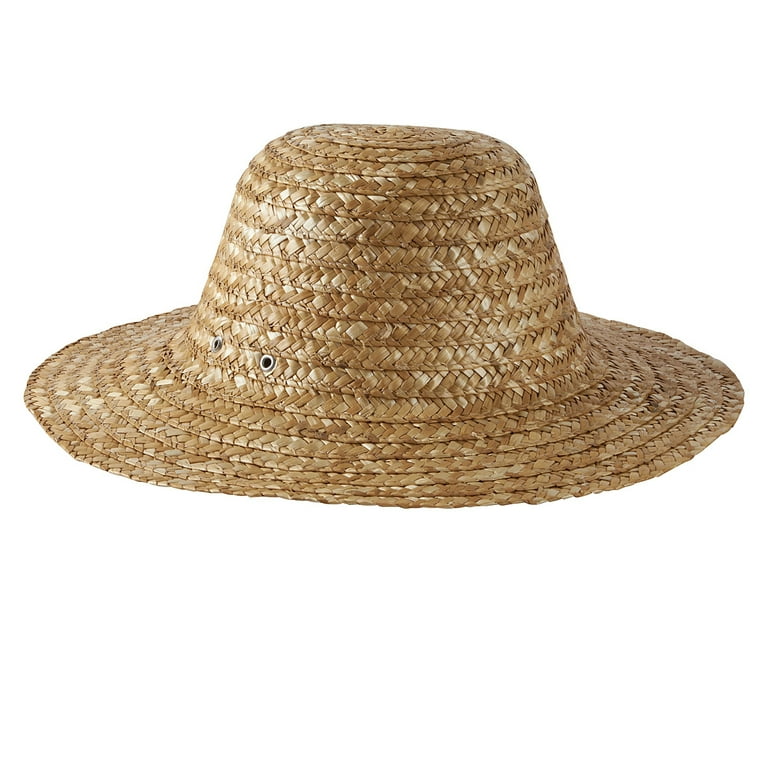 帽子 CLANE  / ROUND BRIM STRAW HAT Twister | 20X Shantung 4 1/2