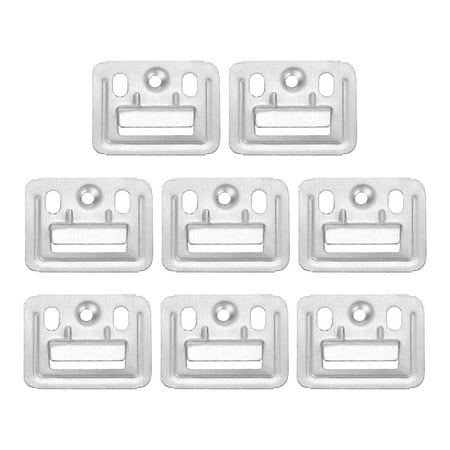 

100Pcs 43mmx32mmx0.5mm Wall Panel Buckle Zinc-Plated Carbon Steel Panel Clips