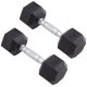 thumbnail image 1 of Par de mancuernas hexagonales de goma Body Sport de 10 lb, 1 of 9