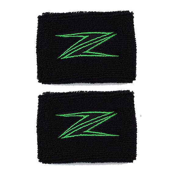 Logo Ninja / Z Motorcycle Brake Oil Tank Cover Reservoir Sock For Kawasaki Ninja 250 300 Zx-6r Zx6r Zx10r Zx12r Zx14r Keychain Vehicle Safety & Securi Size 2 socks Z