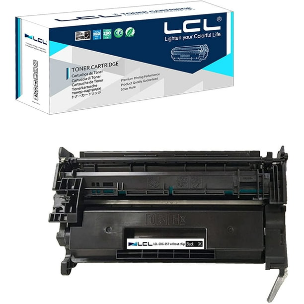 LCL Compatible for Canon CRG057 CRG-057 057H CRG057H CRG-057H 3009C001 3000  Pages (1-Pack Black)Toner Cartridge Without