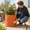 thumbnail image 5 of Plant Pot Thermal Cover, Insulated Winter Potted Plant Protection Cover, Frost Resistant Plant Pot Cover for Balcony Courtyard Outdoor Plants(17.7x27.6 inch#2), 5 of 6