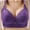 D_ Purple, variant on SMihono Floral Bras for Women Comfortable Push Up Wireless Posture Correcting Bra for Seniors Plus Size Soft Everyday Bra Beige L