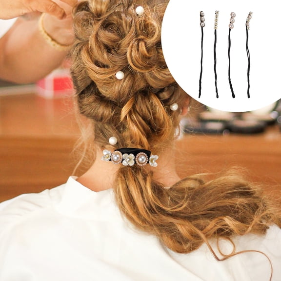 Supvox 4Pcs Hair Bun Former Assorted Color Hair Modelling Tool for Daily Decoration