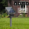 thumbnail image 2 of Cateissary Cadena de luz Solar ajustable flor lámpara automática paisajismo pasarela camino iluminación decoración patio parque vacaciones Iluminación navideña Luz blanca, 2 of 6