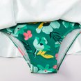 thumbnail image 5 of Godderr Kids Toddler Girls One Piece Swimsuits Crushed Flower Suspenders Stretch Bikini Summer Bathing Suits 4-12 Years Old, 5 of 6