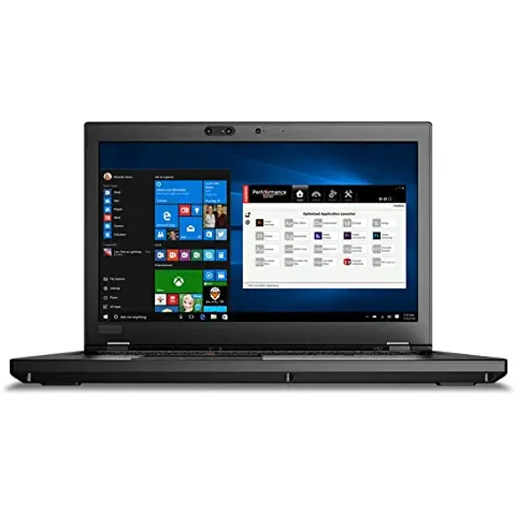Refurbished (Good) - Lenovo Thinkpad P52 15.6" Laptop, Core i7-8850H, 32 GB DDR4, 512 GB NVMe SSD, Quadro P1000