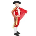thumbnail image 3 of Hienoo Kids' Spanish Matador Fancy Bullfighter Outfit Pants Cloak Belt Hat Suits, 3 of 5