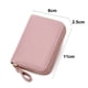 thumbnail image 2 of Titular de la tarjeta de crédito, cartera pequeña de cuero con cremallera para las mujeres, cartera del monedero de la tarjeta de crédito, 2 of 5