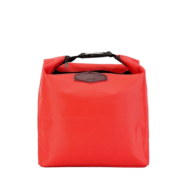 Bolsa de almuerzo aislada para mujer Bolsa de refrigerador de mano reutilizable compacta Cubo de almuerzo Mejor Wmkox8yii qwyer909