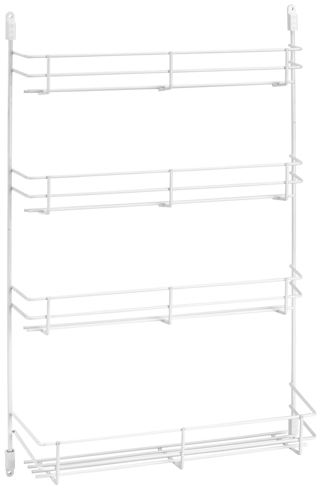 Rev-A-Shelf 4SR-18 18-Inch Cabinet Door Mounted Wood 3-Shelf Storage Spice Rack