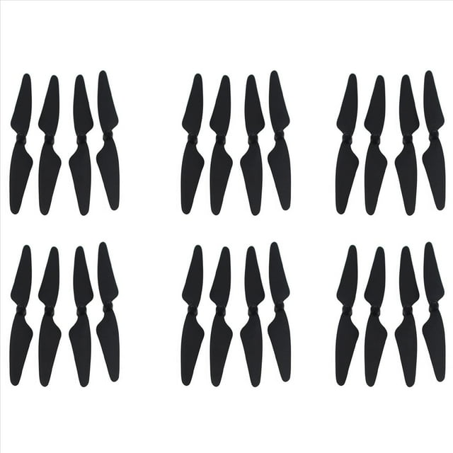 24Pcs para Hélices Quadcopter H501S X4 Rc 2Cw / 2Ccw, Negro