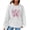 White, variant on Bovemsi Sweatshirt for Women Womens Hoodies Casual Long Sleeve Pullover Tops Loose Hooded With Pocket Comfort Hoodie