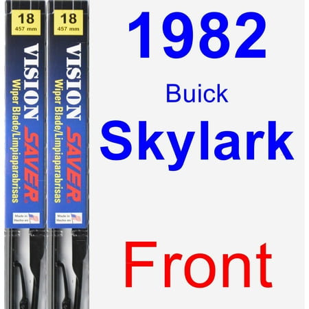 1982 Buick Skylark Brake - 1982 Buick Skylark Wiper Blade Set/Kit (Front) (2 Blades) - Vision Saver