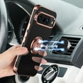 thumbnail image 5 of ELEHOLD for Google Pixel 10 /10 Pro Plating Clear Case,Transparent Case with Ring Holder Kickstand Work with Magnetic Car Mount Shockproof  ProtectivePhone Case for Google Pixel 10 /10 Pro,Rosegold, 5 of 6