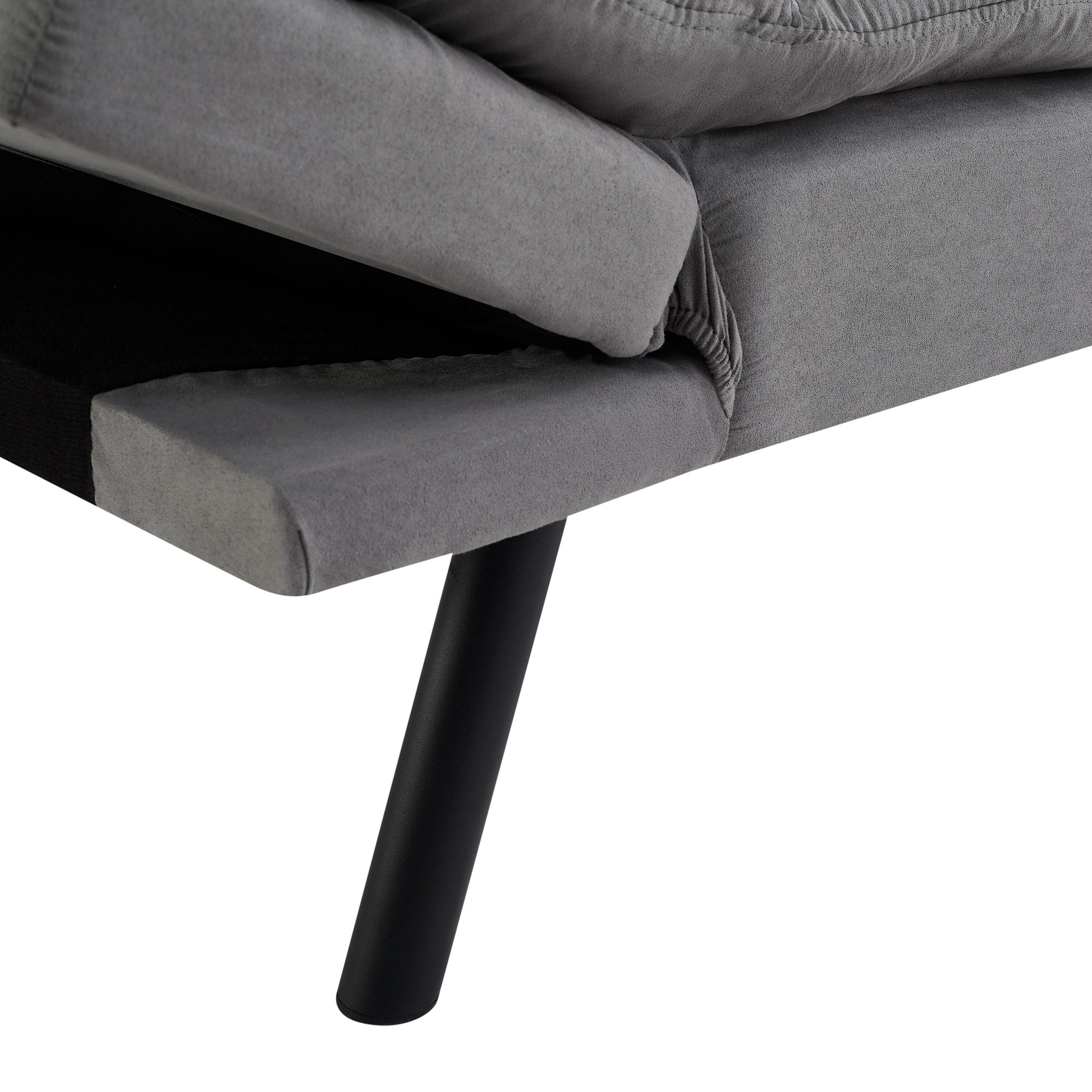 Mainstays Memory Foam Futon with 72" Grey  (图3) Mainstays Memory Foam Futon with 72" Grey  (图3)