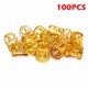 thumbnail image 1 of Anillos para el cabello de oro y plata de 200 piezas, Clip de puño ajustable, trenzas para el cabello, trenzas sucias, cuentas, horquilla, joyería, accesorios para el cabello, 1 of 4