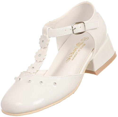 flower girl dress shoes white