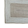 thumbnail image 5 of Gypsie Blu Braided Natural Fiber Jute Area Rug Indoor Home Decor Area Runner Striped Pattern Vintage Rugs Online, 5 of 6