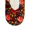 thumbnail image 2 of Fuzzy Babba Women's Velour Fox Slipper Socks, 1-Pack, 2 of 3