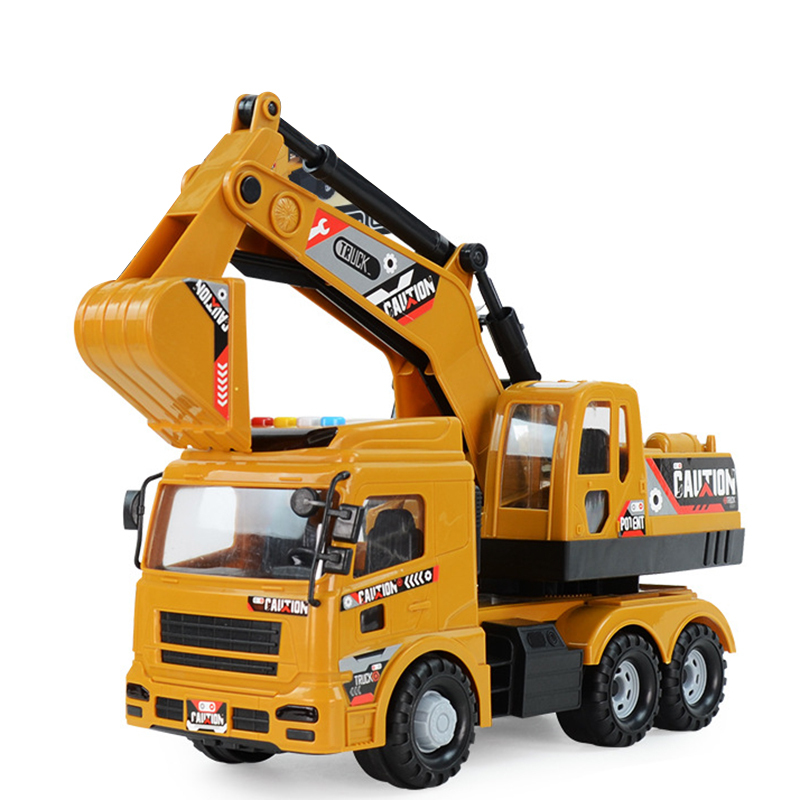 Alextreme Children Stunt Electric Excavators Toy Car with Light and