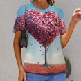 thumbnail image 6 of The Giving Tree T Shirts Basic T-Shirt Short Sleeve Ladies Tee Shirt Summer Graphic Clothing, 6 of 6