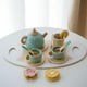 thumbnail image 1 of Juego de vajilla de cocina de juguete artesanal de madera para fiesta de té de 15 piezas para niños, niños, niñas, regalo de cumpleaños perfke Juegos de imaginación en la cocina, 1 of 8