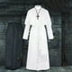 thumbnail image 3 of Disfraces de Halloween para cosplay, ropa de fiesta de cosplay medieval retro, vestidos de botones de color sólido para mujeres y hombres, disfraz de Halloween, 3 of 5