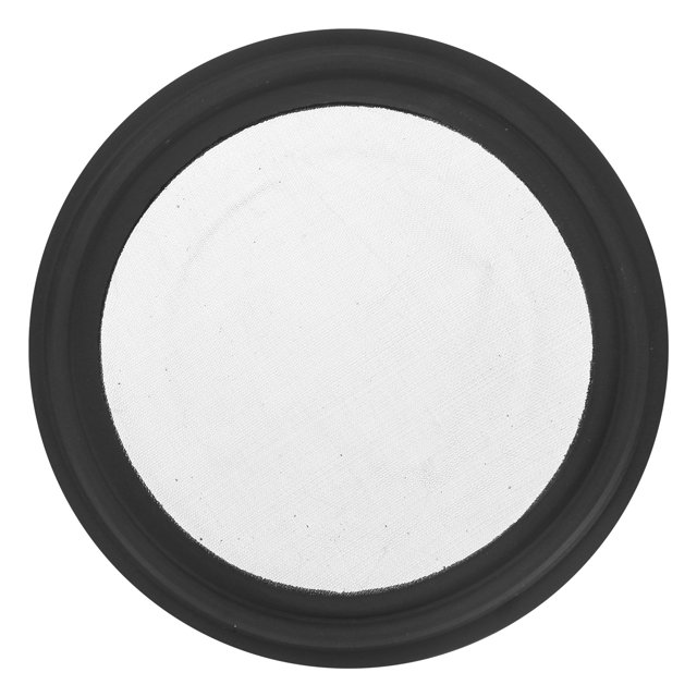 Uxcell 1-Pack 150 Malla FKM Junta Sanitaria de 2 Pulgadas con Pantalla de Acero Inoxidable Junta Tri-clover Negra